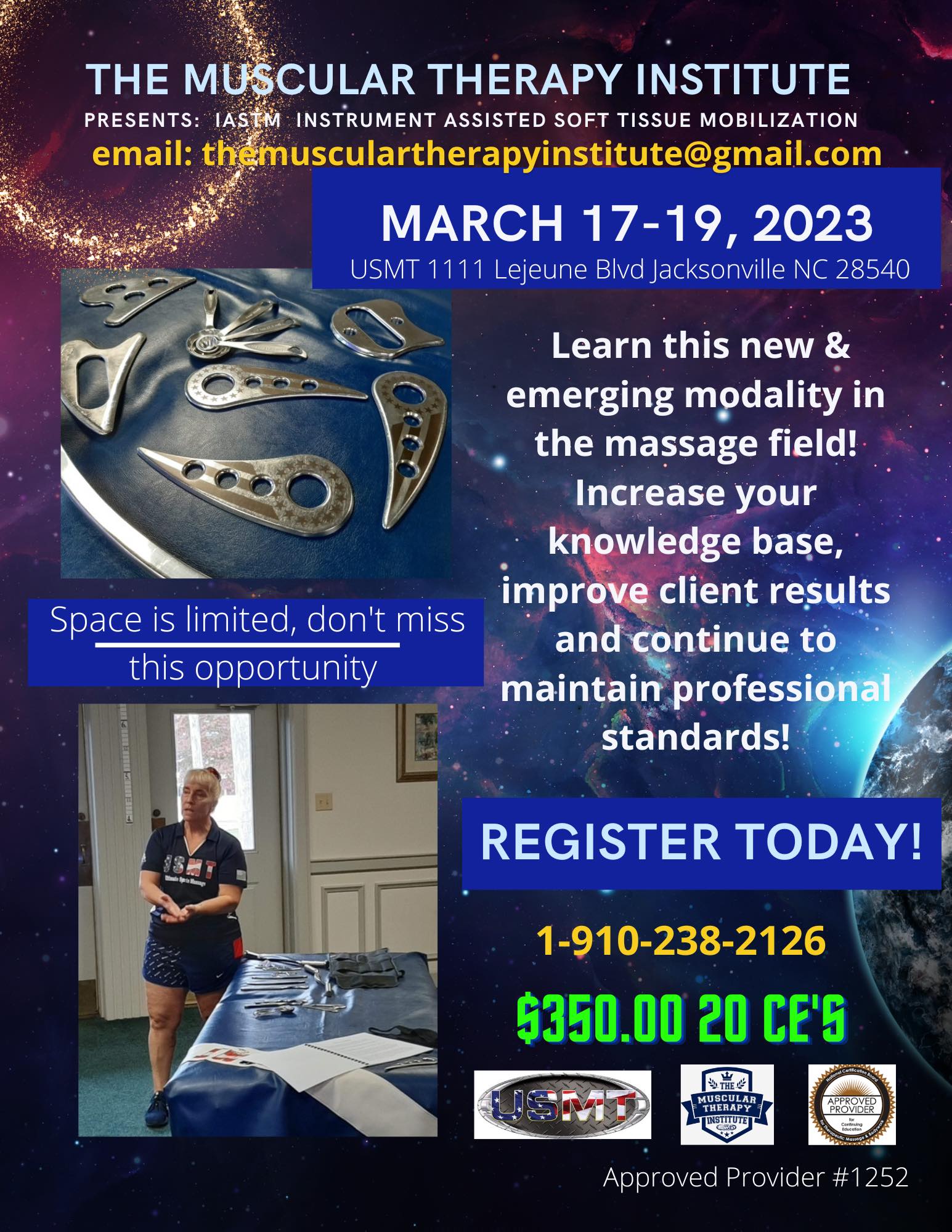 Massage Therapy Course Flier